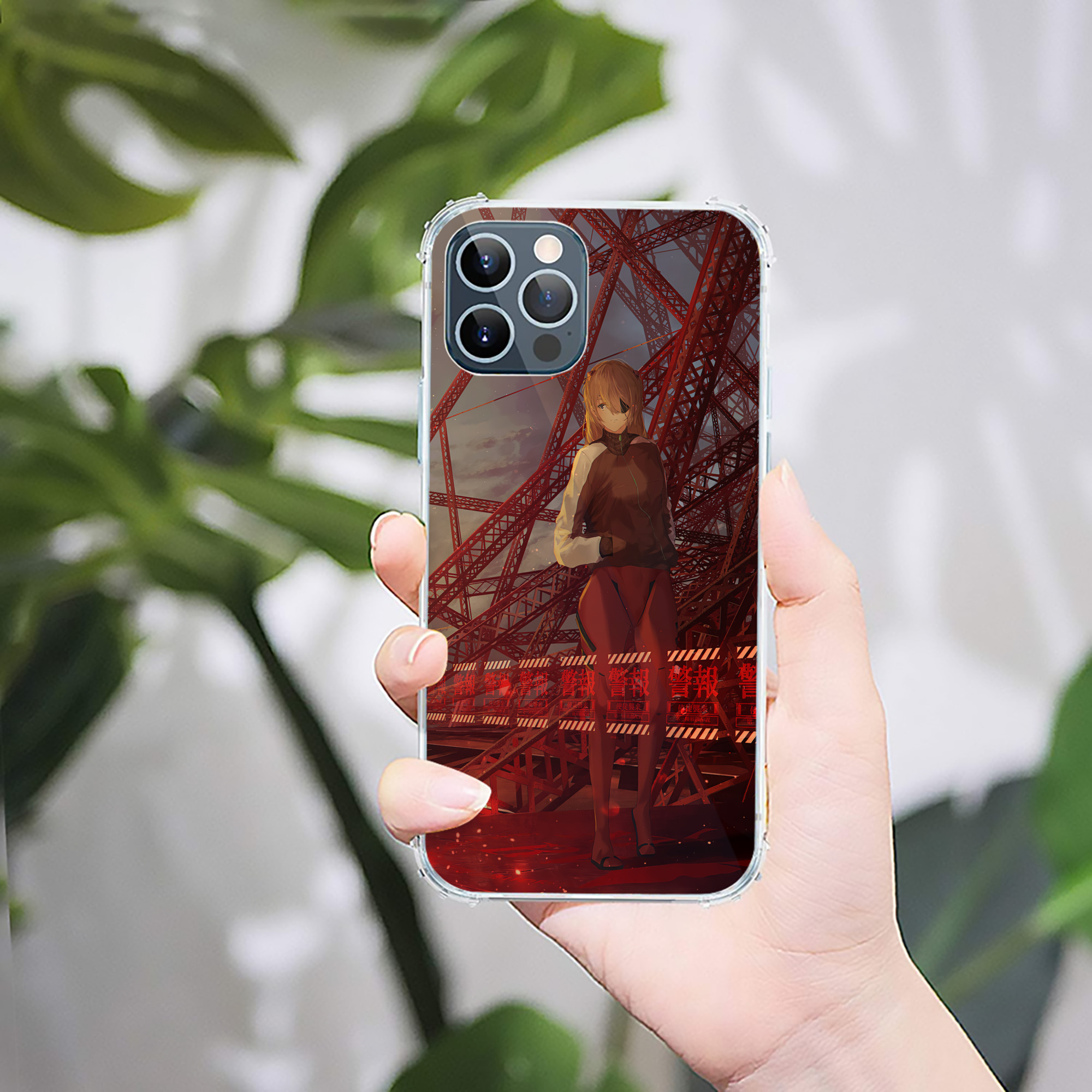 （画像用） EVA 新世紀エヴァンゲリオン 【iPhone 12シリーズ対応】透明スマホケース（クリアソフトケース）